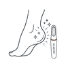 Instantly erase calluses & dead skin